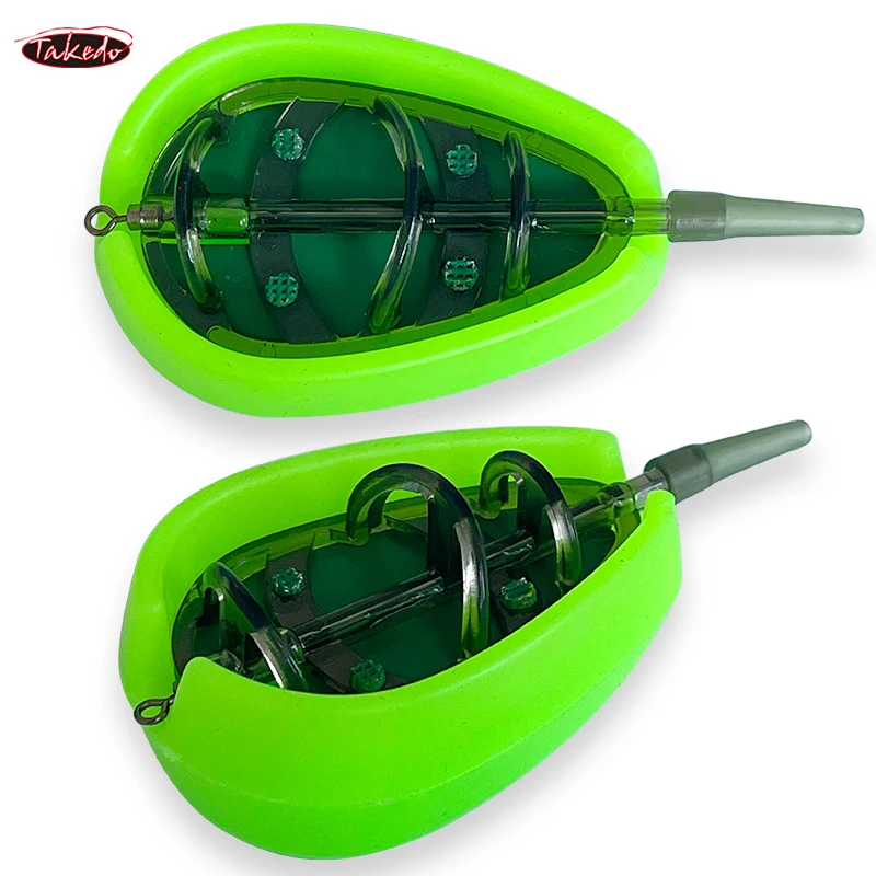 TAKEDO TN15 20G 30G 40G 50G 60G Bait Thrower Carp Feeder Carp Fishing Method Feeder And Mould Carp Fishing Tackle Set