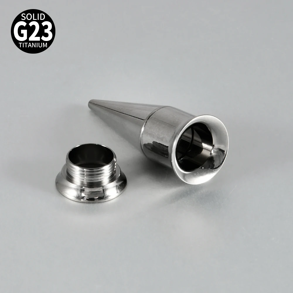 3pcs G23 Titanium Ear Taper Kit, Body Piercing Expander Set