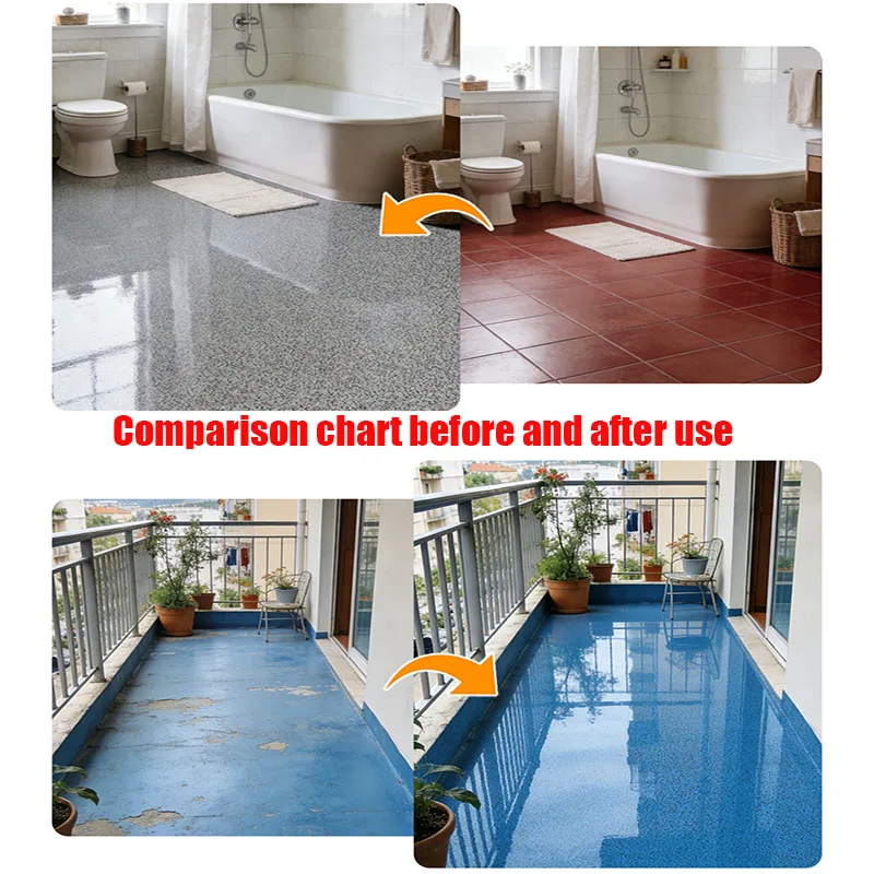 500g/1000g Epoxy Colored Sand Self Leveling Floor Paint Marble Anti Slip Wear Resistant Cement Coating Home Indoor Outdoor