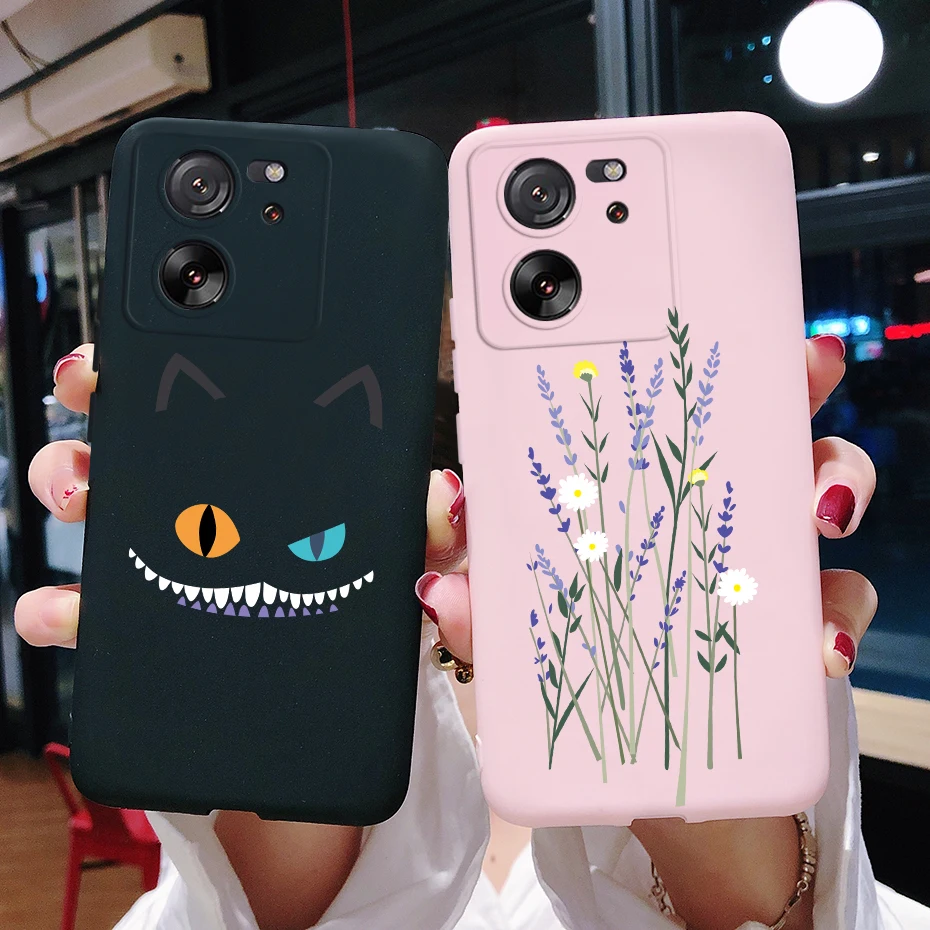 For Xiaomi 13T Pro Xiaomi 13T Case Cute Cat Cartoon Cover Soft Silicone Phone Case For Xiaomi Mi 13T Pro Coque Xiaomi 13T Funda