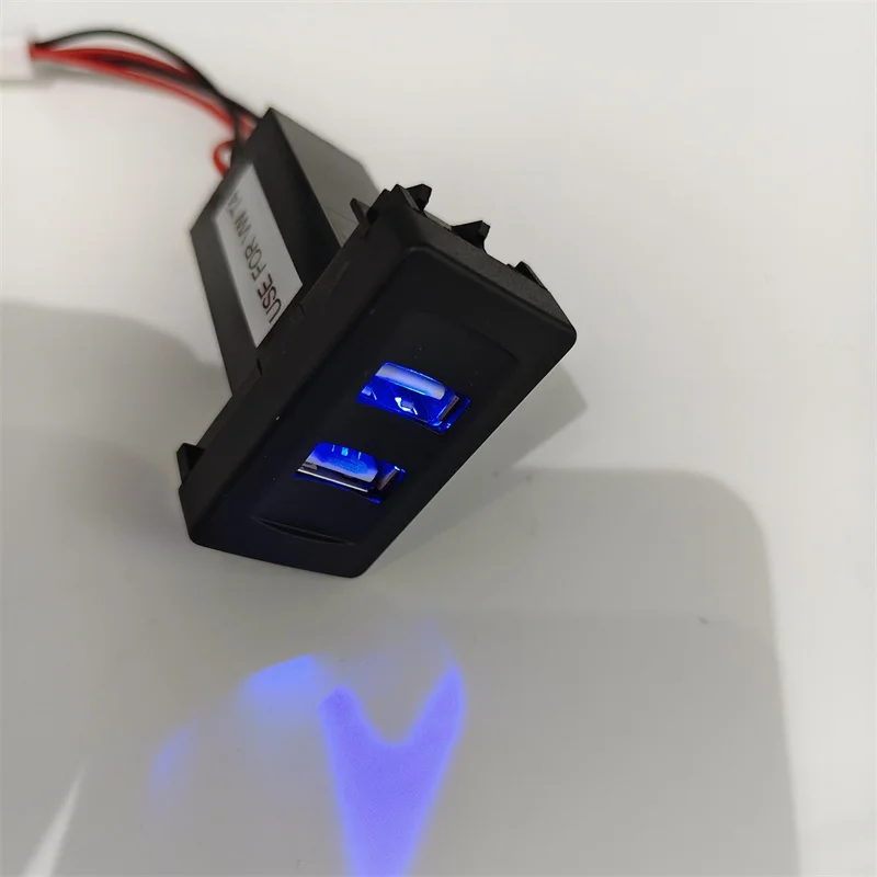 VW T4 1990-2003 Dual USB LED Switch Charger