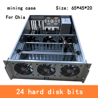 4U server desktop case computer host 24 disk chassis frame server  direct connection 24 hard disk bit ATX standard
