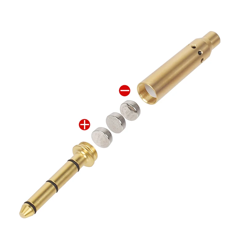 Tactical .22LR Long Rifle Red Green Overpowerful Laser Bore Sight Collimator For 9mm 38spl 177 223Rem 10mm40S&W Cal Glock17 AK47 view 3