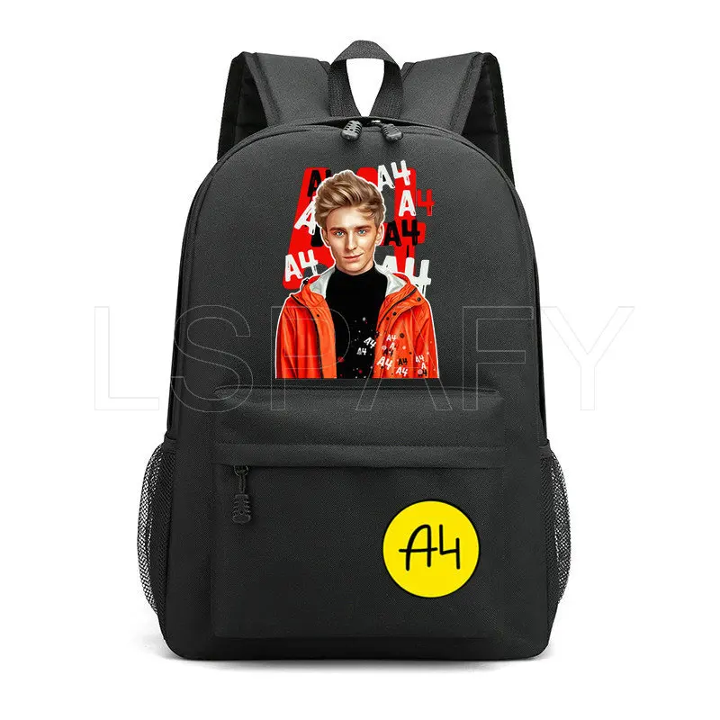 А4 Backpacks Vlad A4 Paper Printing Teenager Boys & Girls Cool School Bag Young Mens & Womens Fashion Traveling Backpack Мерч A4