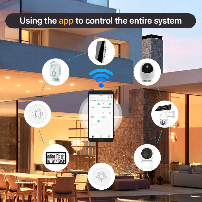 Touya Customized Home Automation System Alexei & Google Assistant Drive Modern Style for Whole House Smart Living OEM Solutions