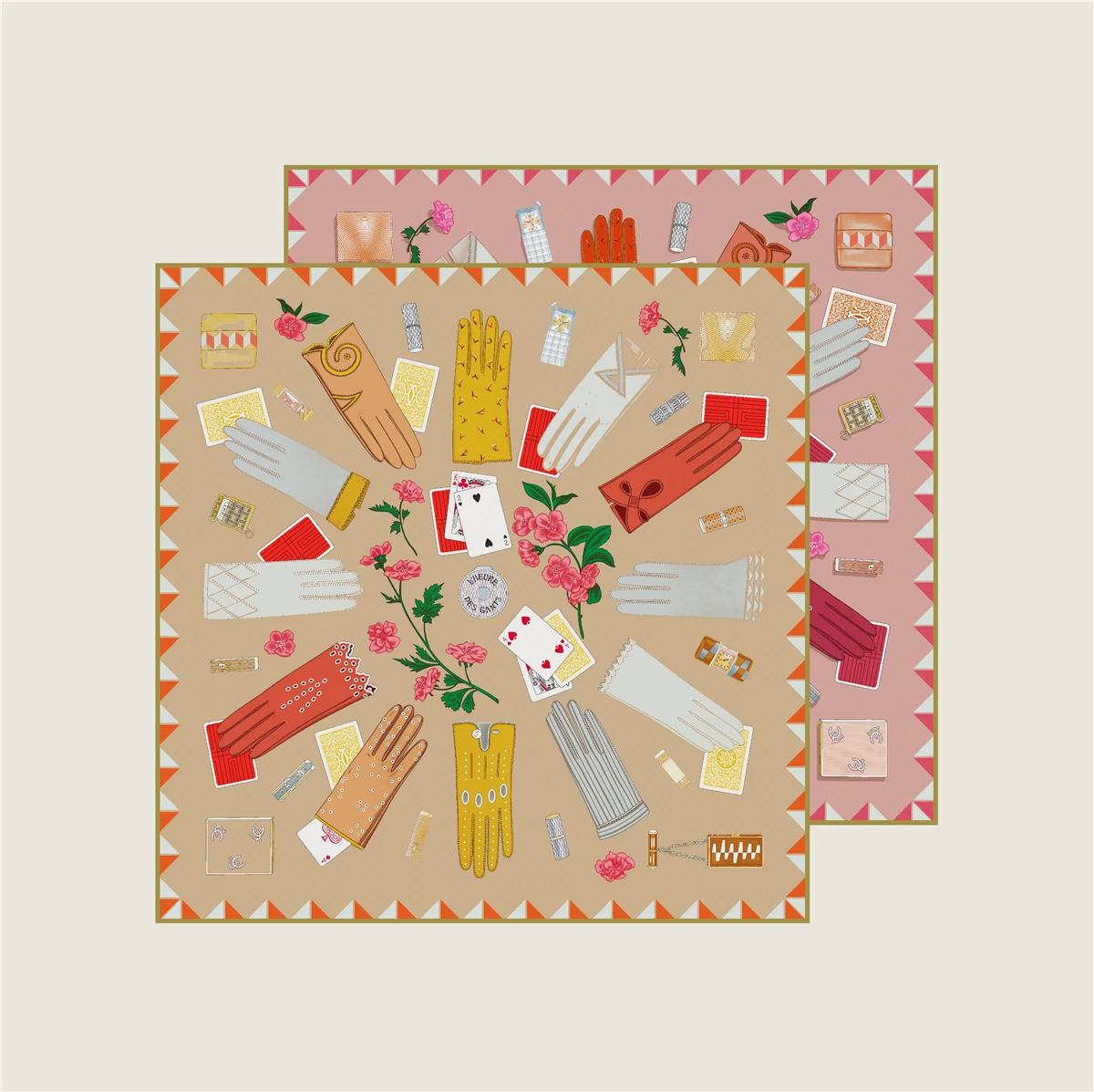 

Luxury Cashmere Silk Scarf 110CM Hand Rollerd Shawls Women Winter Square Bandanas Lover Mother Christmas Gift