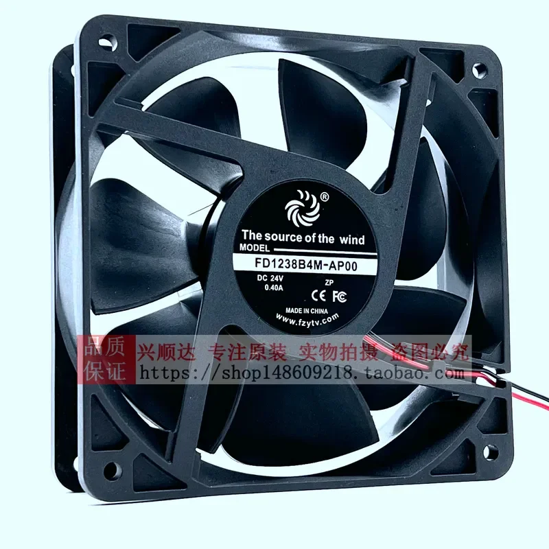 Original FD1238B4M-AP00 DC24V 0.40A 12038 12CM double ball cooling fan