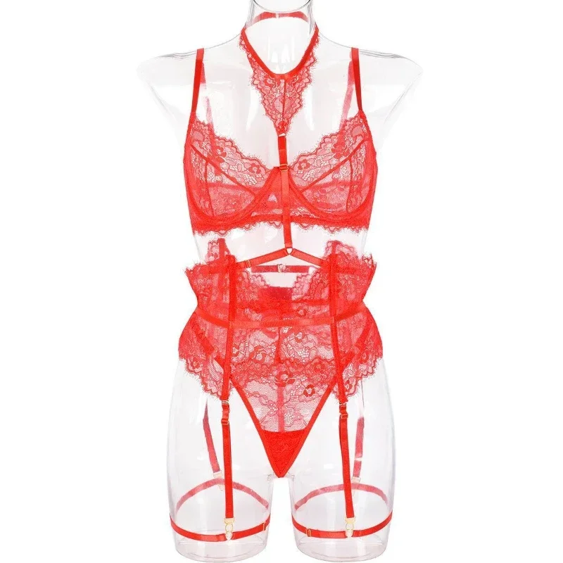 Lace Women's Underwear Close Fitting Comfortable Breathable Women's Suit Prom Queen Charming Elegant Exquisite Women's Top