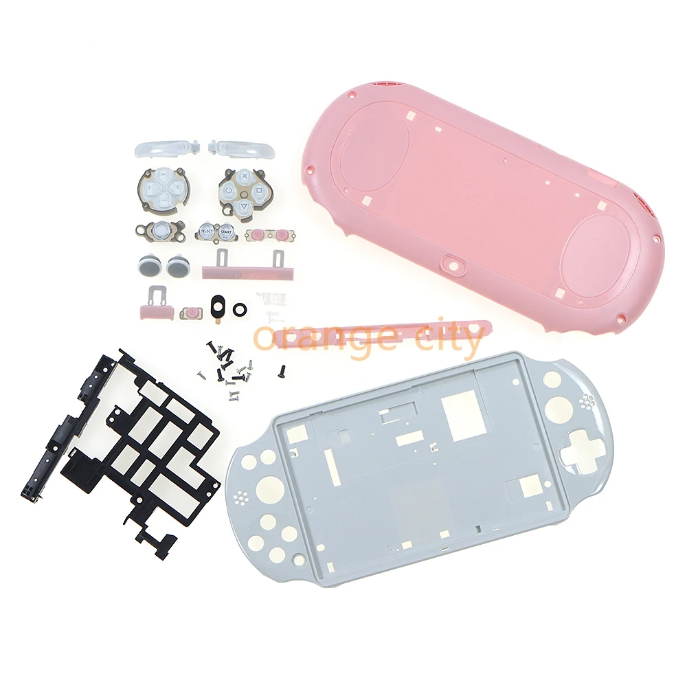 1 conjunto de peças de reposição capa completa com botões para console de jogos PSVITA 2000 PSV 2000