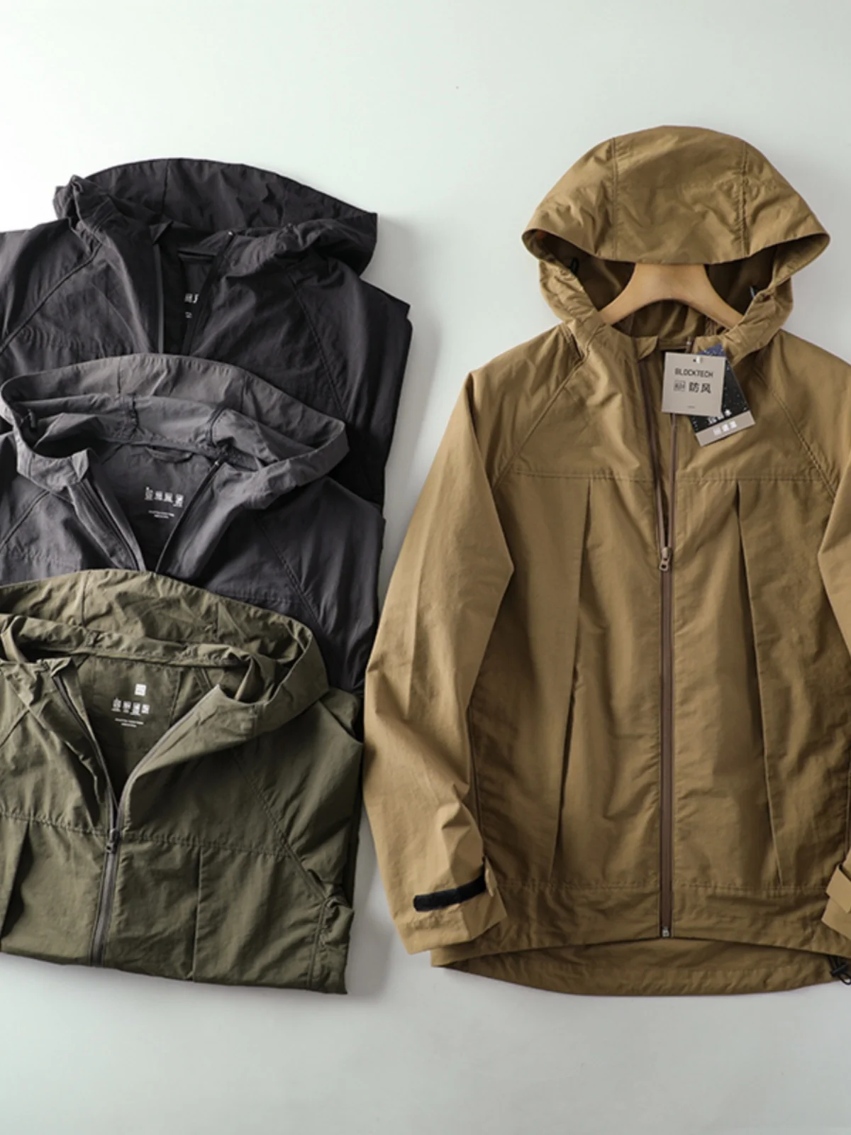 

Водонепроницаемая дышащая спортивная куртка для скалолазания для пар, весна-лето, тонкая, с капюшоном, приталенная, модная, городская, молодежная, для активного отдыха