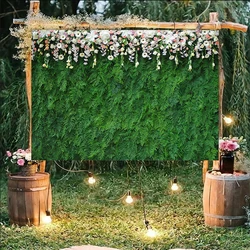 Wedding Shower Backdrop Green Leaves Flower Background Anniversary  Banner Engagement Party Photography Wedding Ceremo Photo