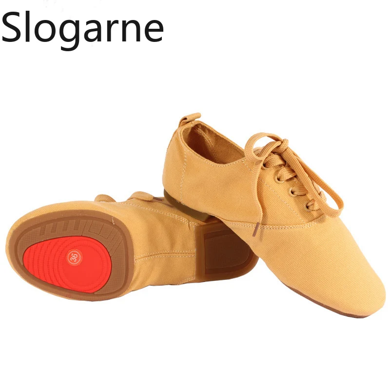 Children Canvas Ballet Shoes Kids\' Soft Dance Shoes Women Men Dancing Ballroom Latin Modern Jazz Shoes Yoga Training Footwear