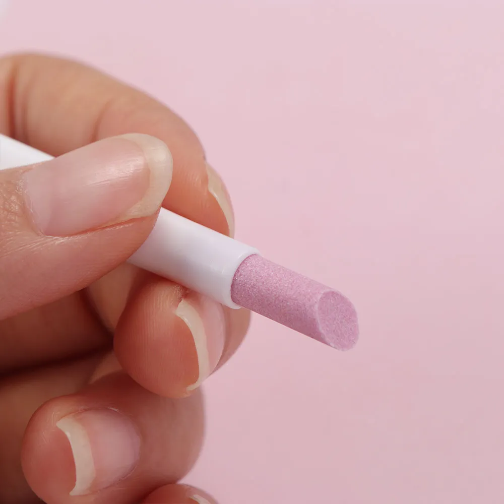 Lightweight Nail File Rods Portable Quartz Stone Scrub Cuticle Pusher Handy Use Dead Skin Remover Cuticle Care