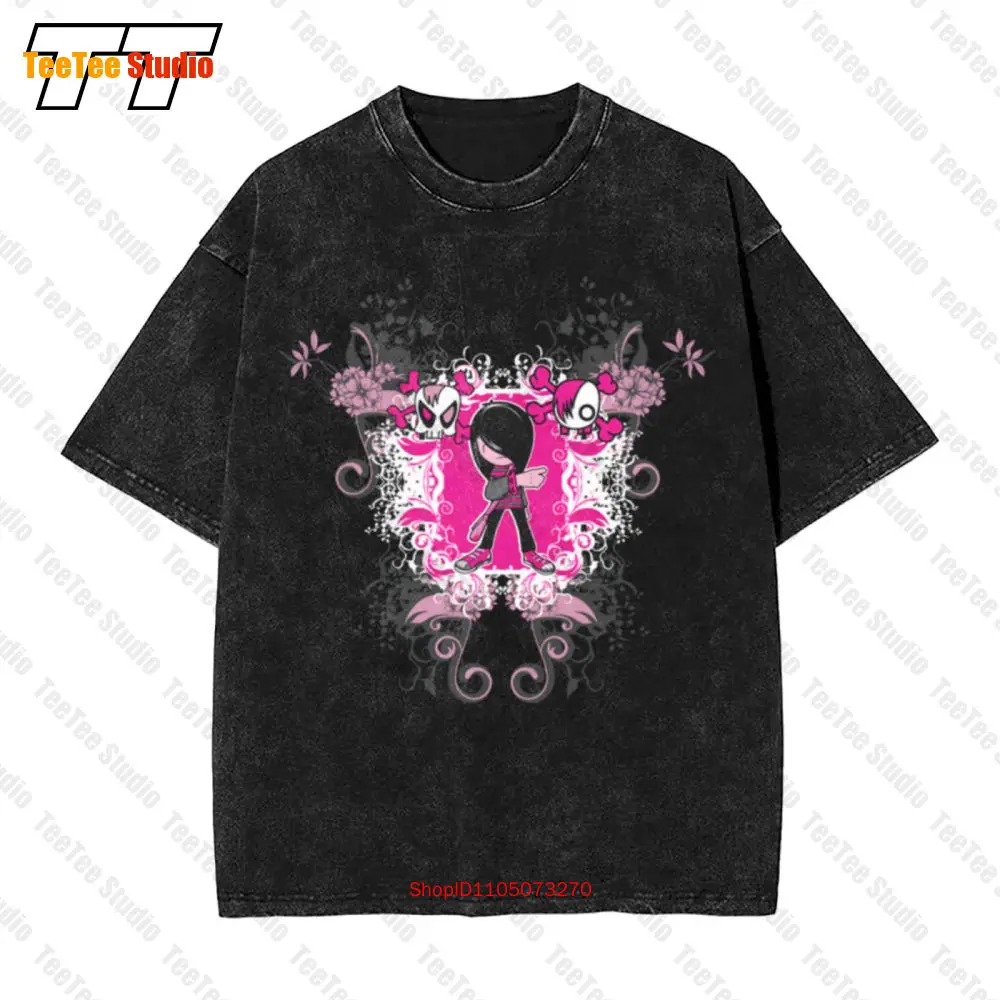 

Emo Boy Skeleton Skull Cool Vintage Oversized T-Shirt FDHC