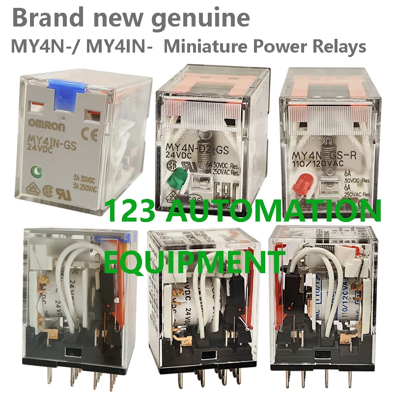 

10PCS Authentic New Omron MY4IN-GS D2-GS MY4IN-GS-R D2-GS-R MY4N-GS D2-GS CR-GS MY4N-GS-R D2-GS-R CR-GS-R Relays Power Relay