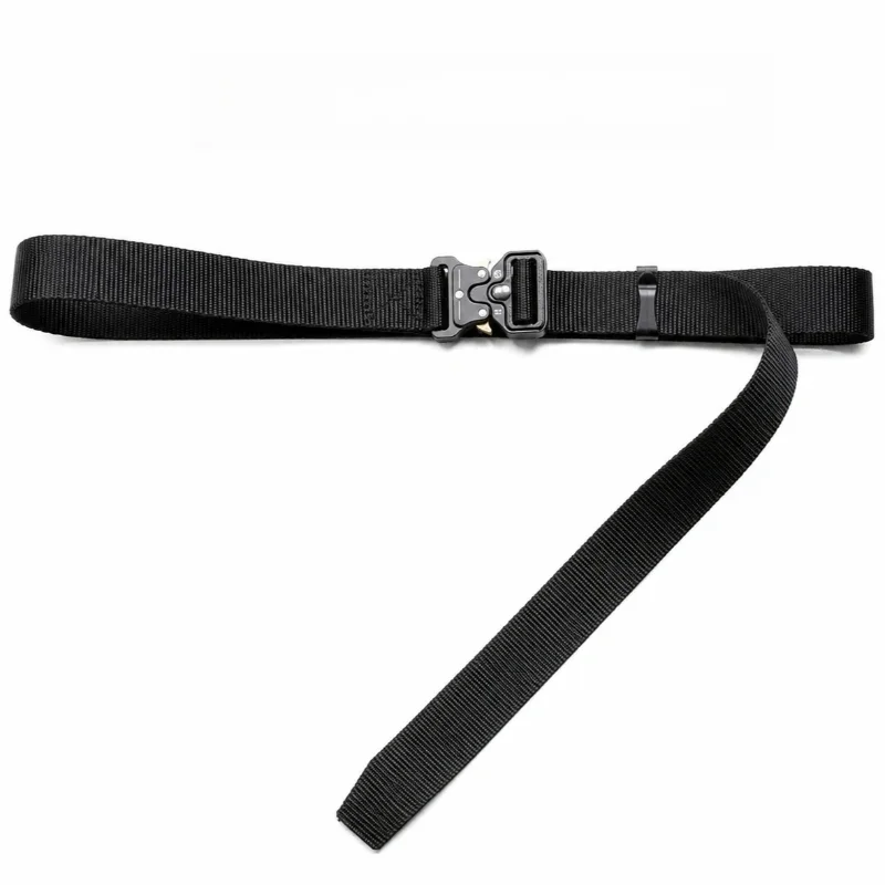 Unisex Y2K Punk Hip Hop Canvas Tactical Belt, 2.5cm 3cm 3.8cm Multi Width Waistband, Fashion Outdoor Sports Street Trend Girdle