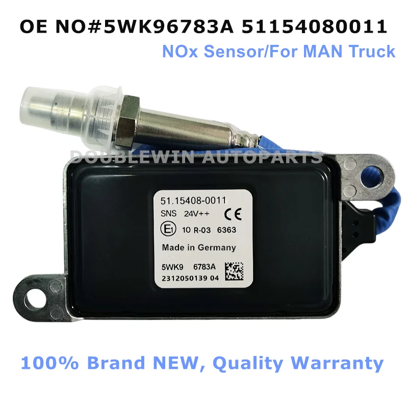 5WK96783B 5WK96783A 51154080018 51154080011 NOx Sensor For MAN Truck TGX TGS TGL TGM Euro6 For Marine Diesel Engine