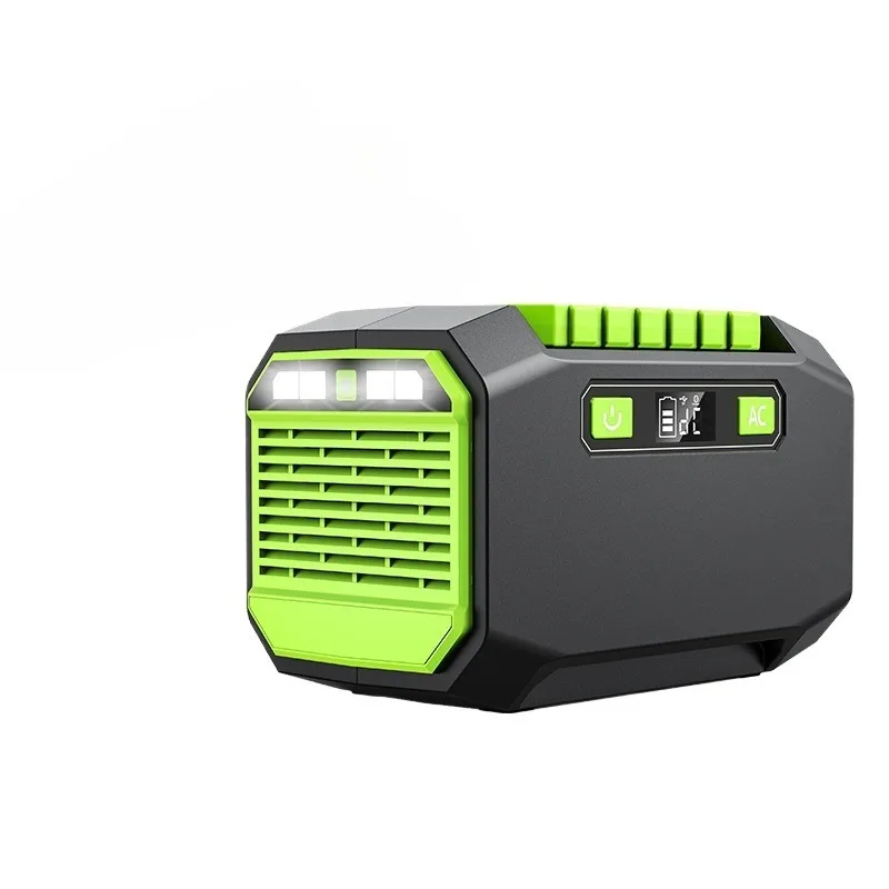 Portable 200W Outdoor Power Station Solar Generator System Home Emergency Energy Storage Battery Backup