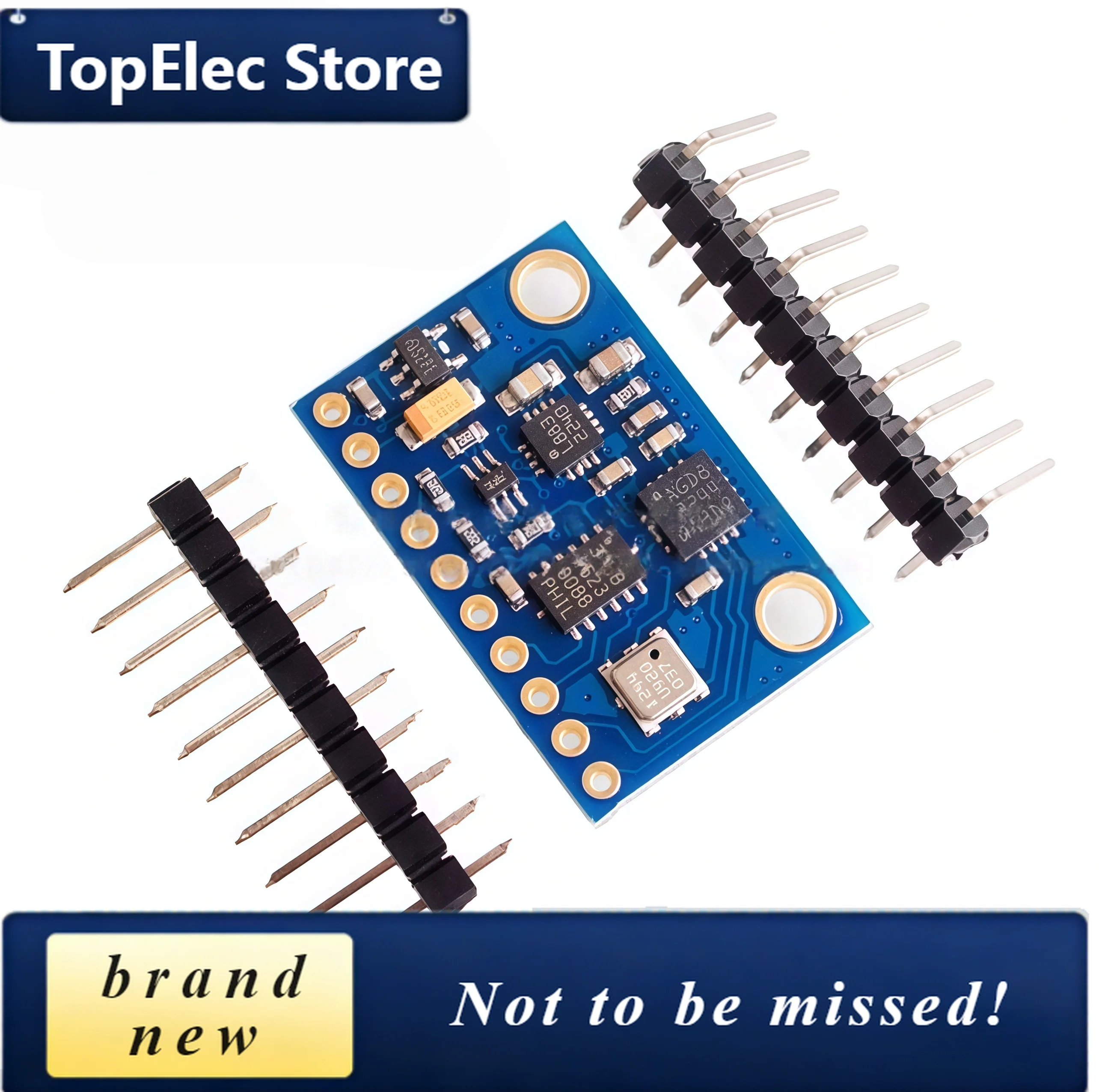 TopElec GY-801 BMP180 9-axis IMU magnetic field acceleration gyroscope module sensor MWC