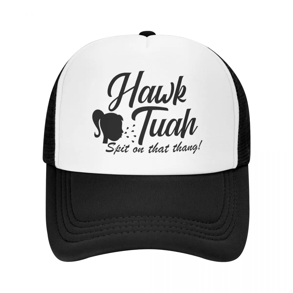 

Hawk Tuah Spit On That Thang Mesh Baseball Caps Adult Fashion Trucker Worker Cap Funny Dad Hat Adjustable Trucker Cap Summer Cap