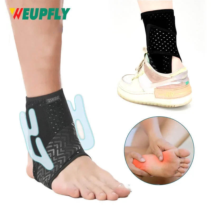 

1PCS Breathable Fabric Adjustable Athletics Achillies Tendon Ankle Wrap, Plantar Fasciitis, Arthritis and Torn Tendons