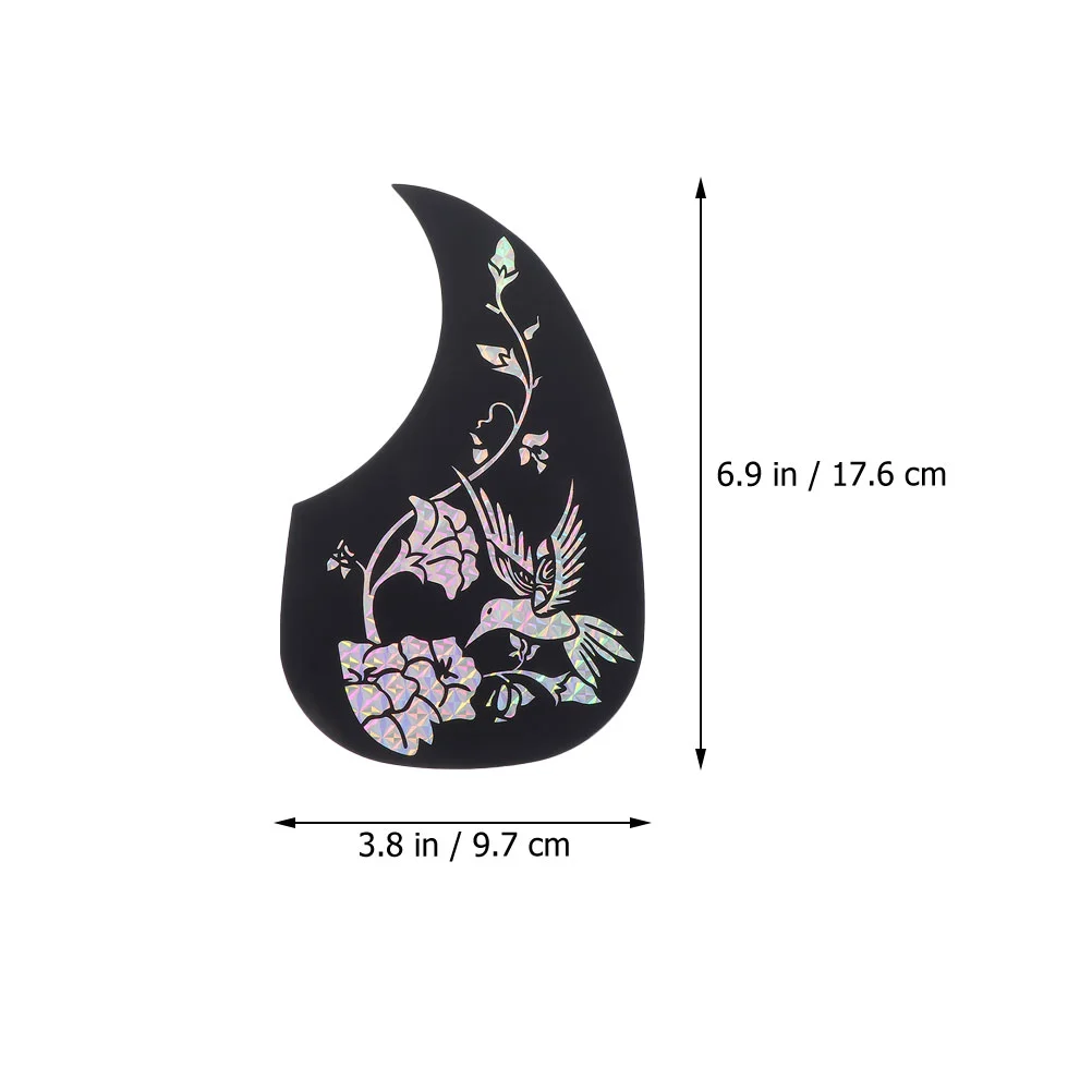 Guitar Pickguard Sticker Electric Stickers Water Drop Impact Protection Plate Picks