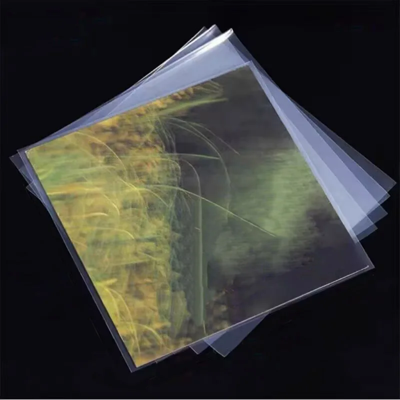 100pcs Vinyl Record Sleeves Protective Storage Outer Cover No-Seal Top Open for Easy Access Protection 7/10/12 Inch