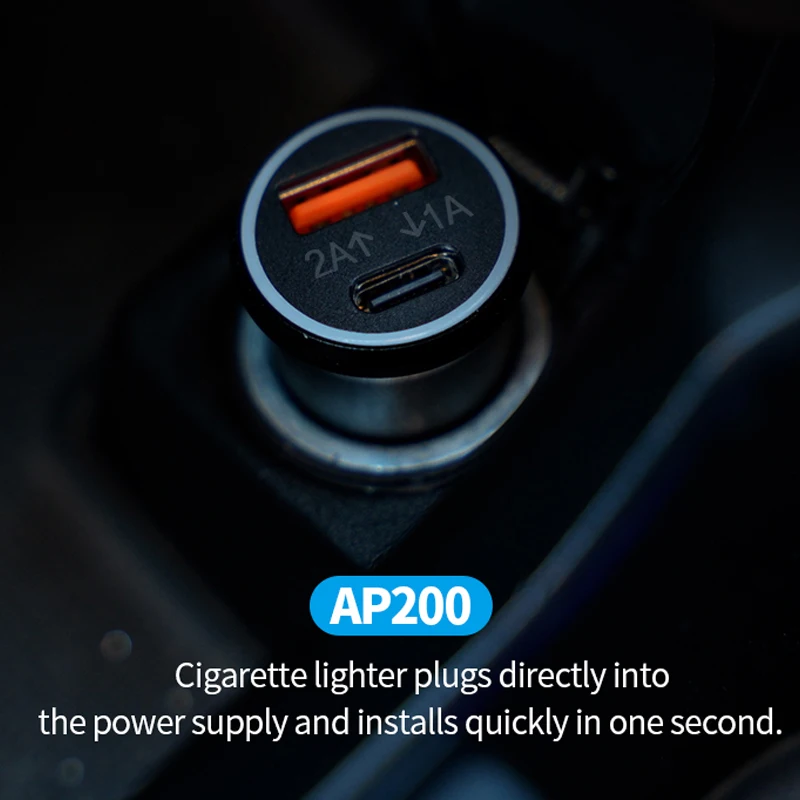 Mini Car Charge GPS Locator Tracker Phone Charger Fast Charging Type C Hidden Smart Locator Car Tracker Tool For Find My App