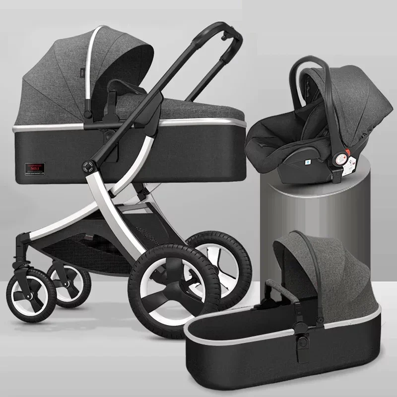 Wózek dziecięcy 3 w 1,poussette,kinderwagen,coches de bebe, wózek dziecięcy, wózek dziecięcy 3 w 1 z siedzeniem samochodowym, travel fold parm