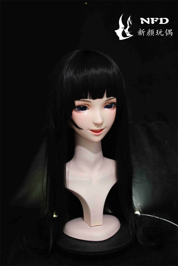 

(NFD069)Customize Full Head With Lock Crossdress Doll Female/Girl Japanese Anime Cartoon Character Kig Cosplay Kigurumi Mask
