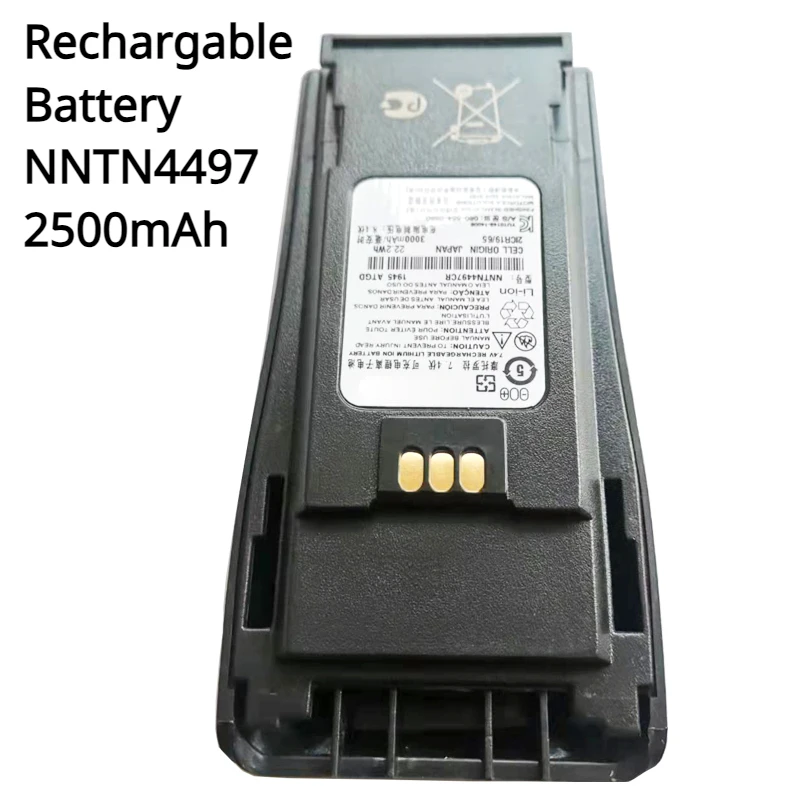 Rechargable Battery NNTN4497 2500mAh For Walkie Talkie DEP450 CP140 CP040 CP200 CP380 EP450 CP180 GP3688 High Capacity