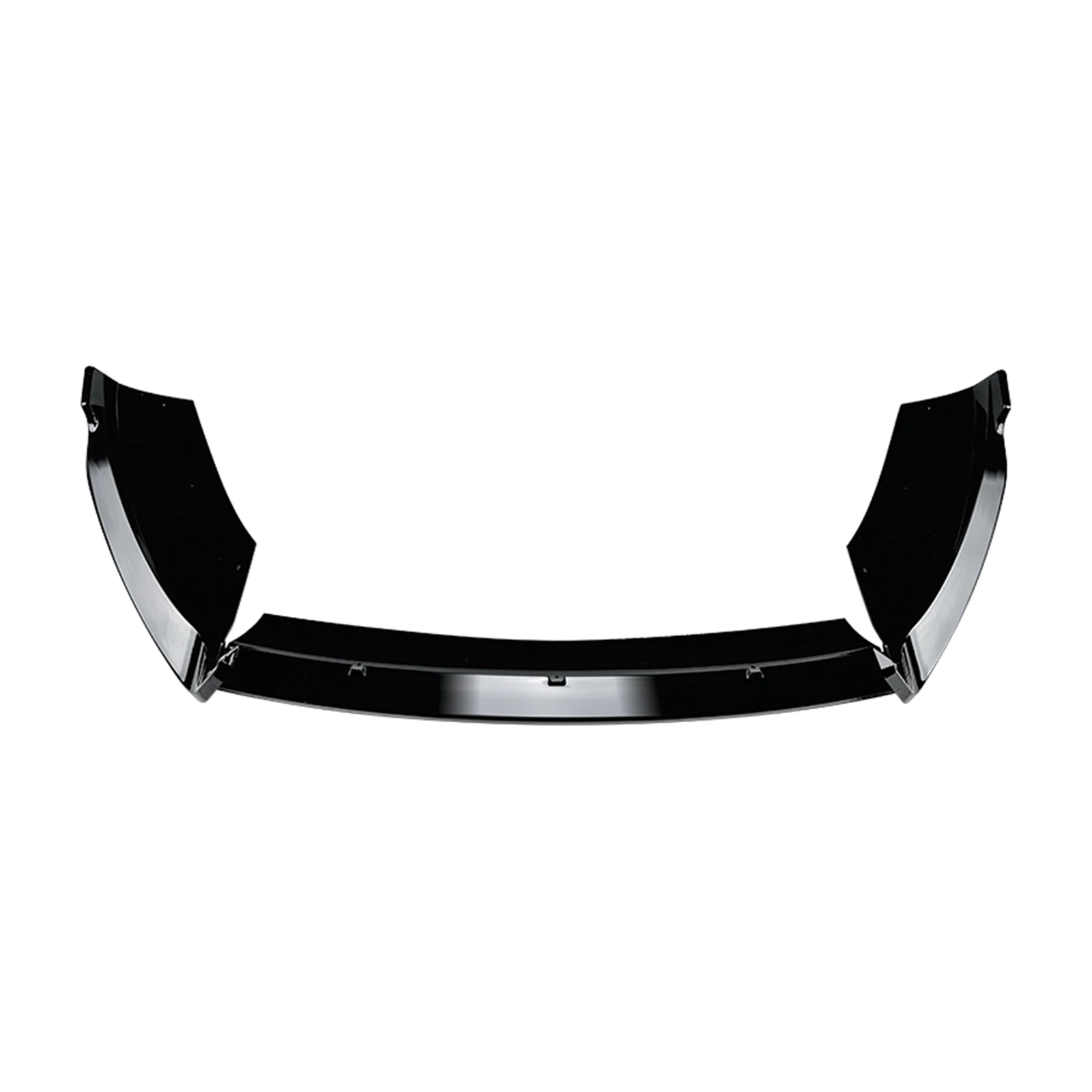 Voor Ford Fiesta MK6 MK7 (UK) ST Lijn B-Max B232 2012-2017 Voorbumper Spoiler Lip Carbon Fiber Look/Gloss Black Splitter Blade