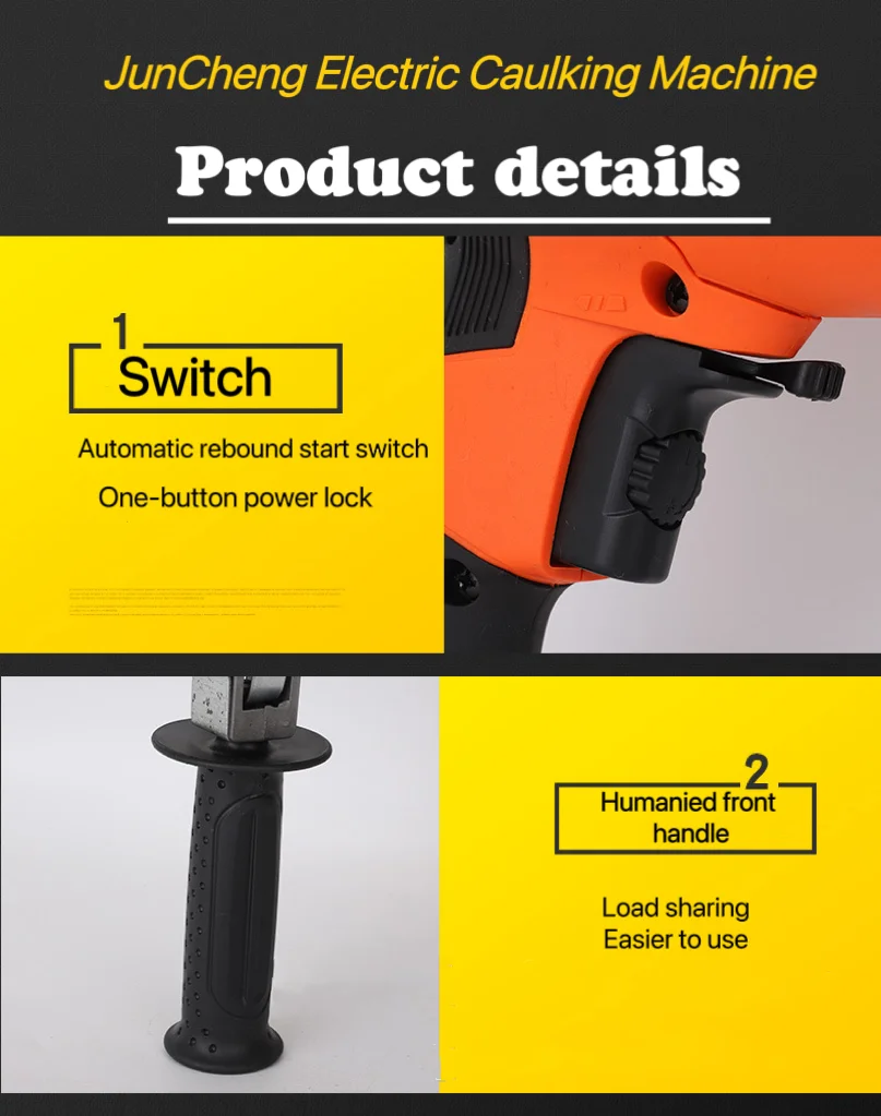 Electric  Hand-Held  High-Pressure Cement Grouting Machine  Caulking Machine