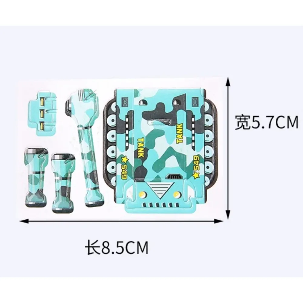 30 قطعة ثلاثية الأبعاد خزان الطائرة ورقة لتقوم بها بنفسك لغز لعبة أطفال صبي حفلة عيد ميلاد هدية المدرسة مكافأة هدية حزمة بيناتا حشو الأطفال