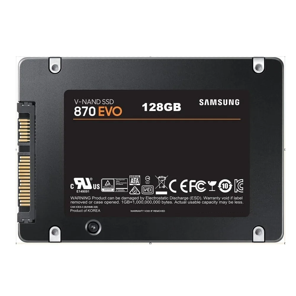 SAMSUNG 870 EVO SSD 128GB SATA3 2.5 inch Internal Solid State Disk