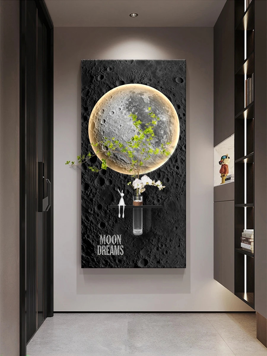 Peinture de décoration d'entré - Hanging Moon Lamp avis et prix