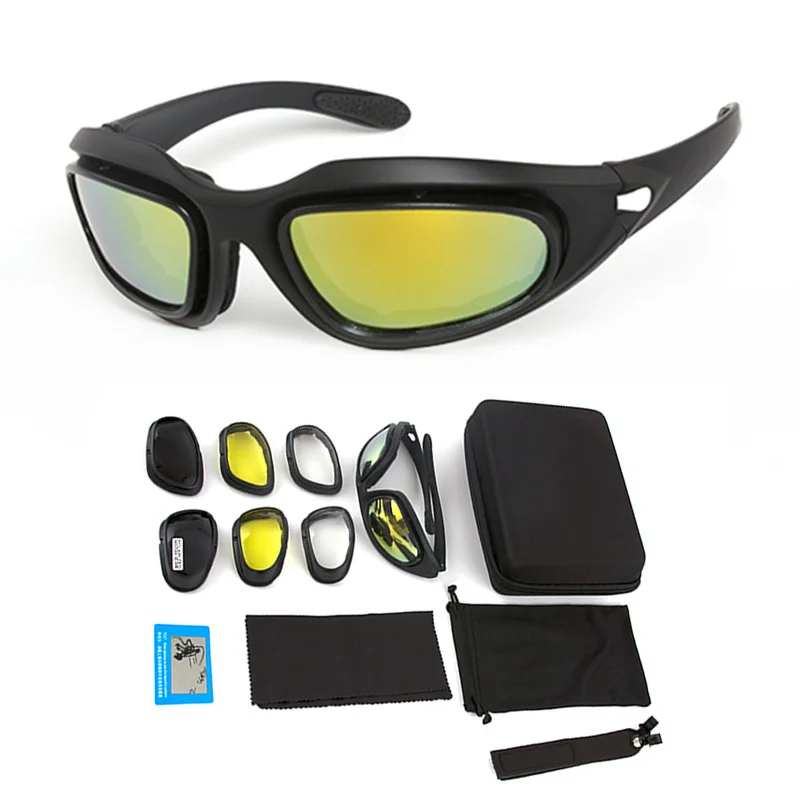 

Glasses Military Fan Tactical Goggles Set Shooting Glasses Polarized Riding Glasses Windproof Resistant Goggles