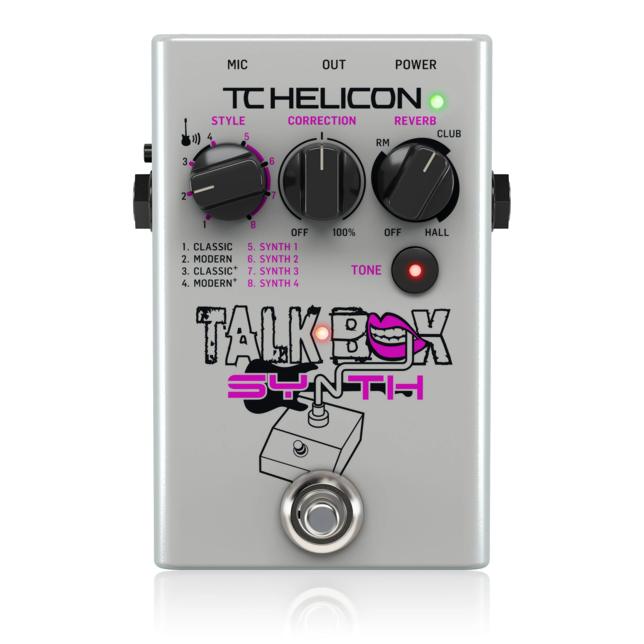 Tc Helicon TalkBox Synth Studio-Quality Stompbox for Guitar Talkbox Effects and Vocal Tone Polishing