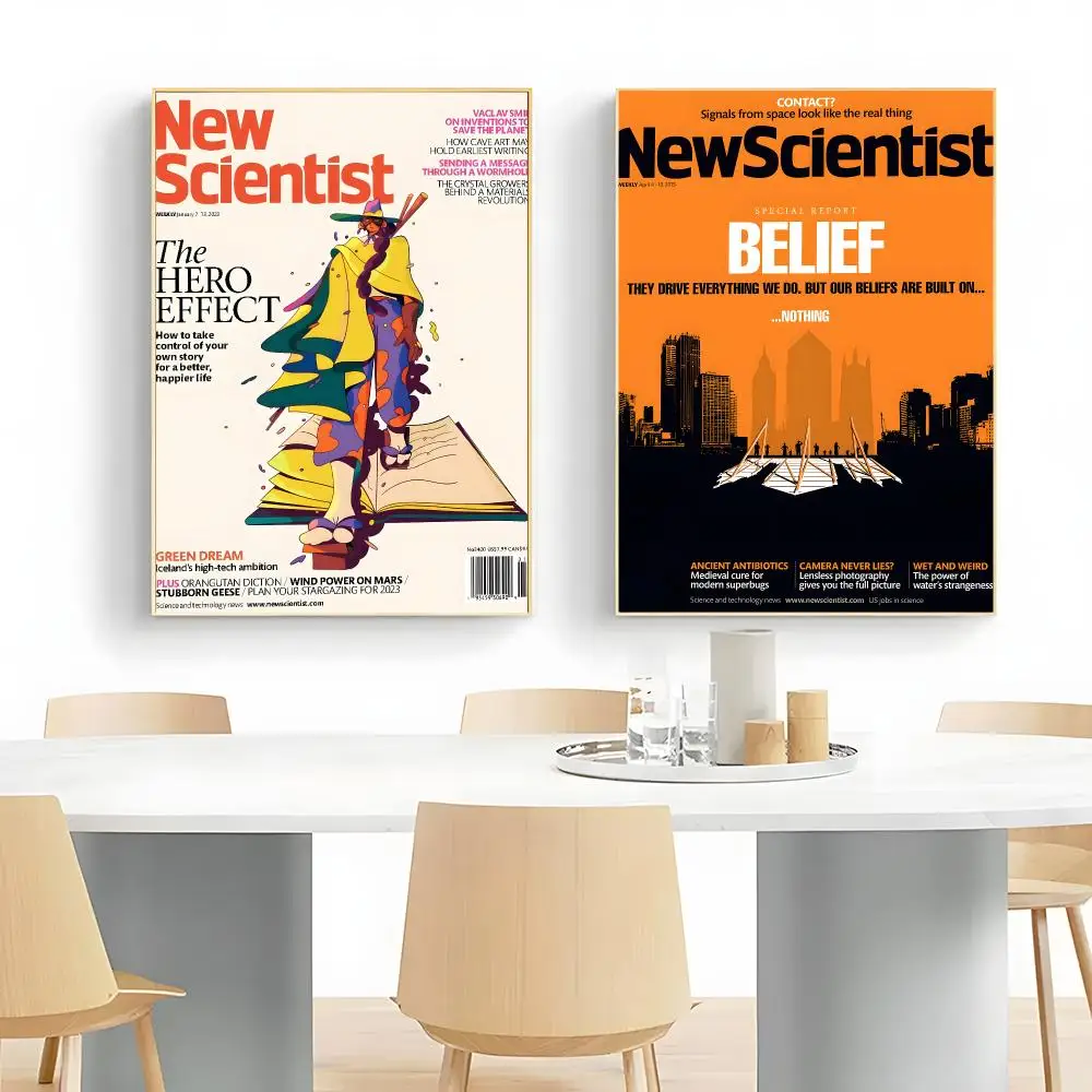Science Magazine N-New Scientist Poster Wall Art Print Decorative Mural Home Decor Gift Unframed
