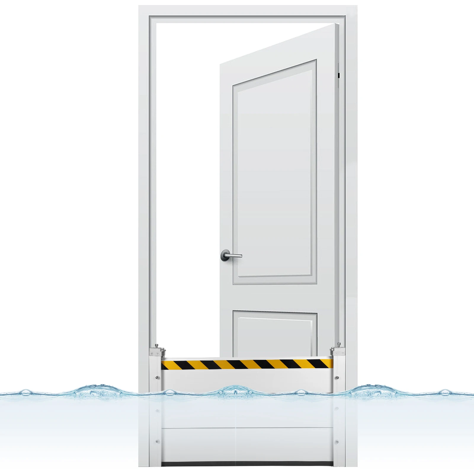 Removable Flood-Proof Water Barriers Reusable Temporary Flood Control System Stackable for Gates/Subways/Factories/Garages/Roads