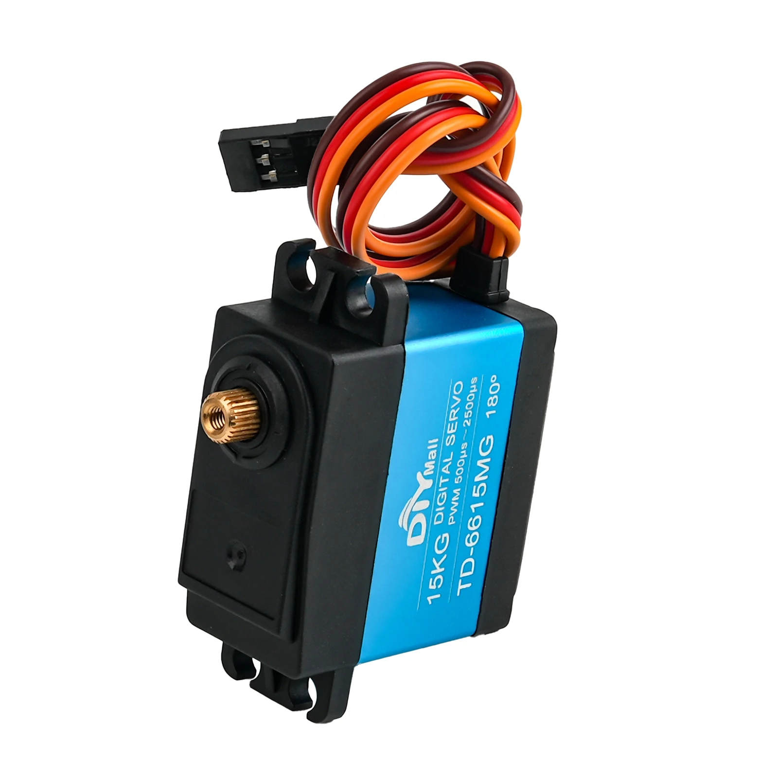 

Цифровой сервопривод TD-6615MG 15 кг, стандартный, 180 градусов, 25T, с металлическим редуктором, высокомоментный, для радиоуправляемых машин, краулеров, роботов, манипуляторов