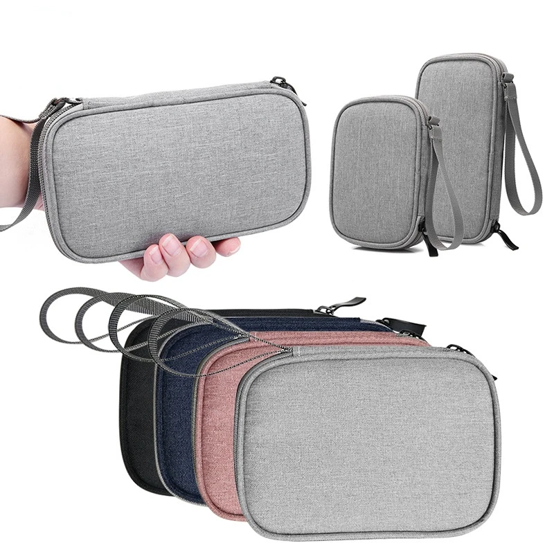 NEW Travel Organizer Bag Cable Storage Organizers Pouch Carry Case Portable Waterproof Storage Bags For Cable Cord