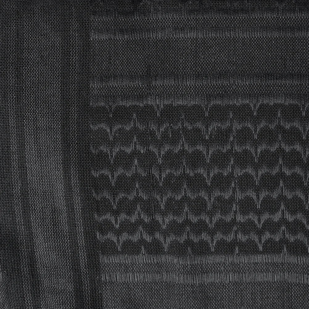 

1Pcs Arab Scarf Durable Cotton Breathable Neck Shawl Wrap Grey Unisex Outdoor Wrap Unisex Scarf