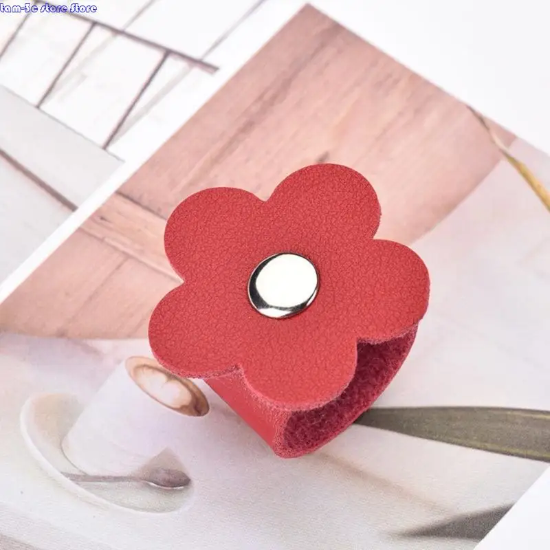 D0UA Держатель шнура Кабельный зажигания с цветочной эстетической кабелем