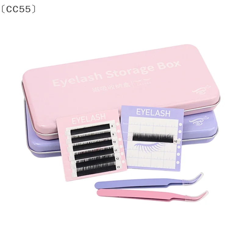 〔CC55〕Magnetic Storage Box Eyelash, False Eyelash Extension Storage Tool, Magnetic Eyelash Strips Magnetic Headband For Gift