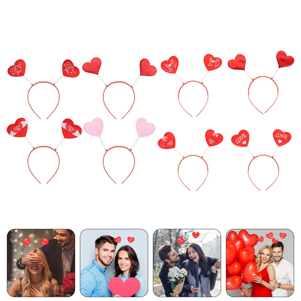 8 قطع من مادة الراتنج المزخرفة على شكل قلب، مناسبة لحفلات عيد الحب، تصميم جميل