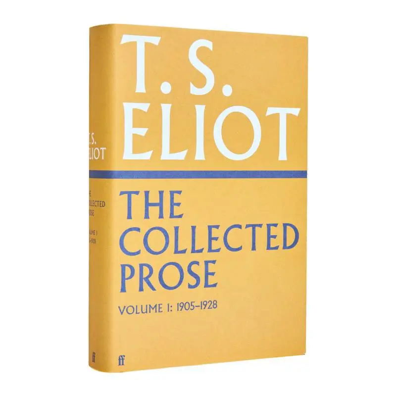 

Сборная проза Элиот Том 1 Т С Элиот Фабер и Фабер 9780571295487 Книга