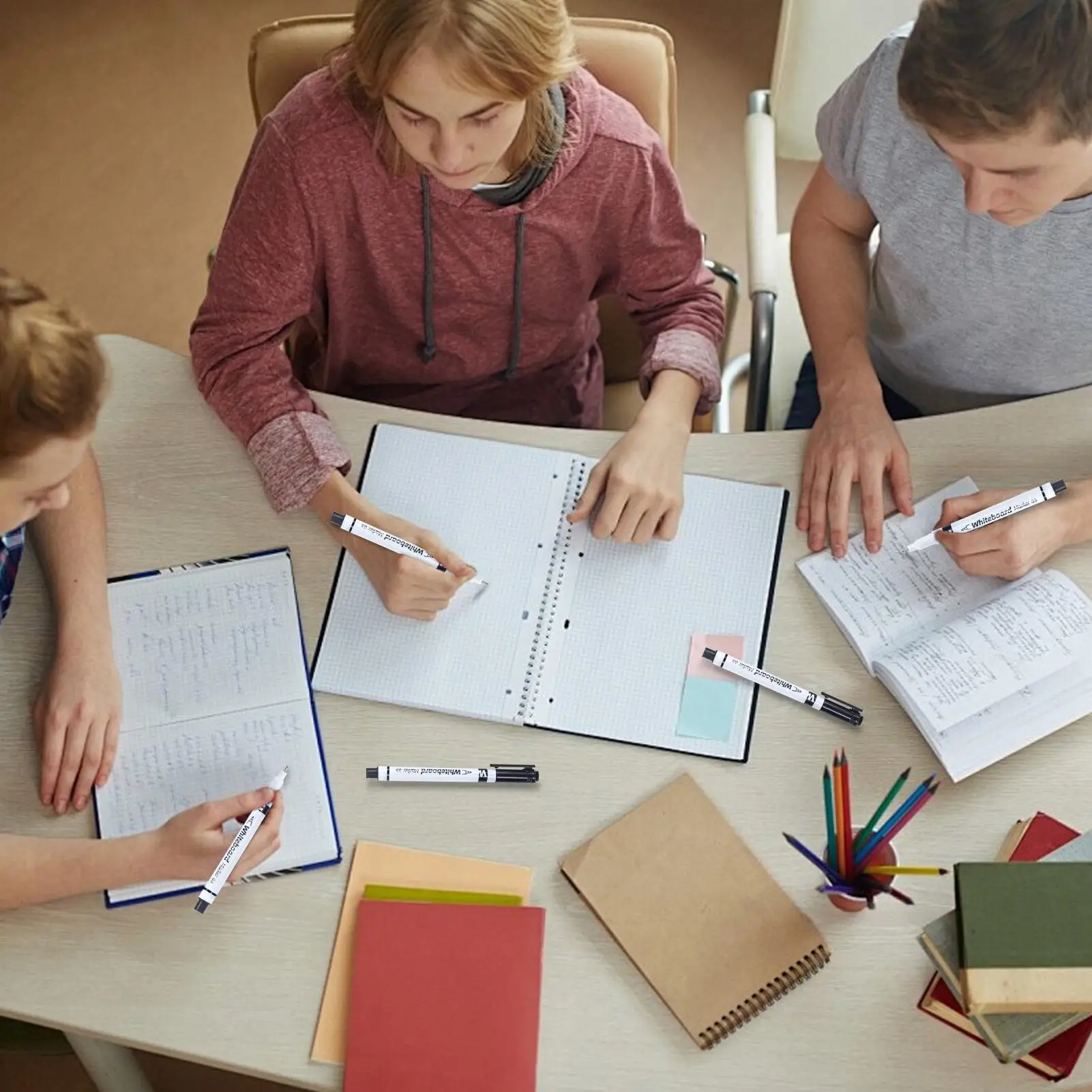 

Fine Tip Dry Erase Markers 10 Pieces Writing Pen With Eraser 0.5mm Fine Tip Marker Set For Teacher Classroom Whiteboard Calendar