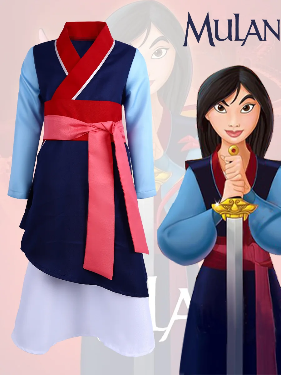 Halloween Mulan Rollenspiel Cosplay Kostüm Bühne Performance Kostüm, ersetzt Vater Militär Mulan
