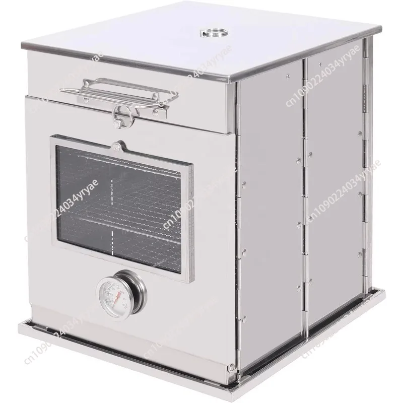 Faltbarer Campingofen aus Edelstahl zum Backen von Propankofen, Grillen, Kochen im Freien